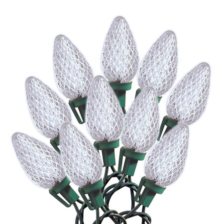 Celebrations Celebrations Gold LED C9 Cool White 25 ct String Christmas Lights 16 ft. 44622-71